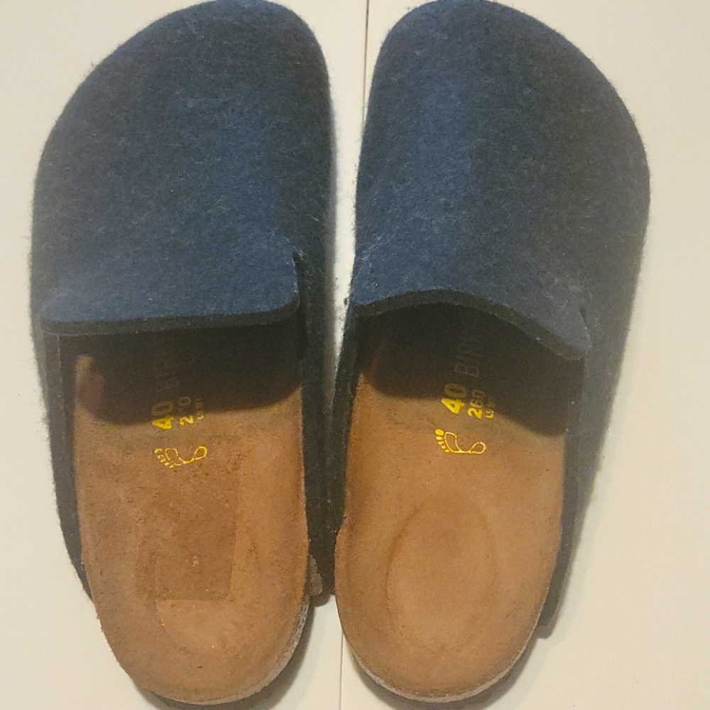 Brickenstock wool mules